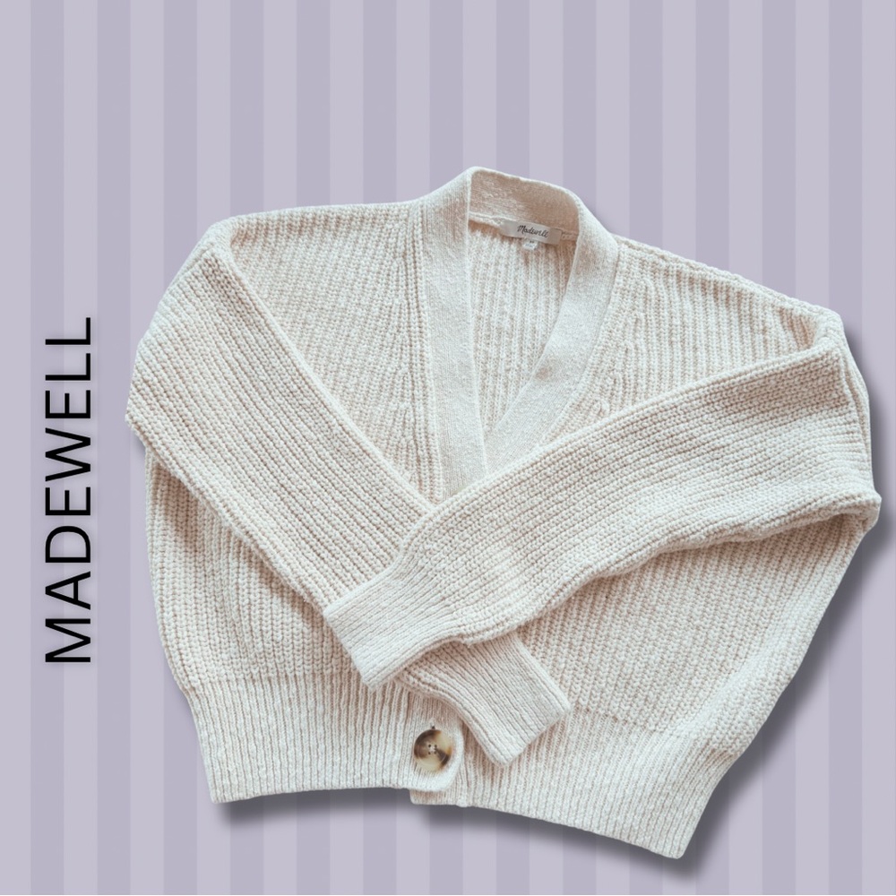 {Madewell} COTTON Cardigan Sweater
